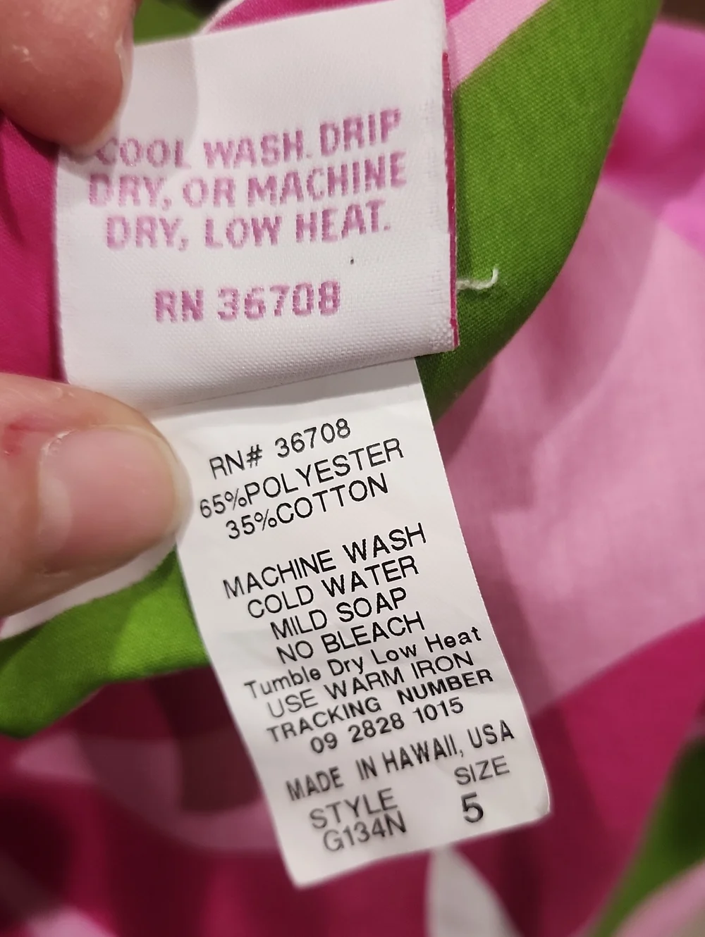 RJC MADE IN HAWAII DRESS